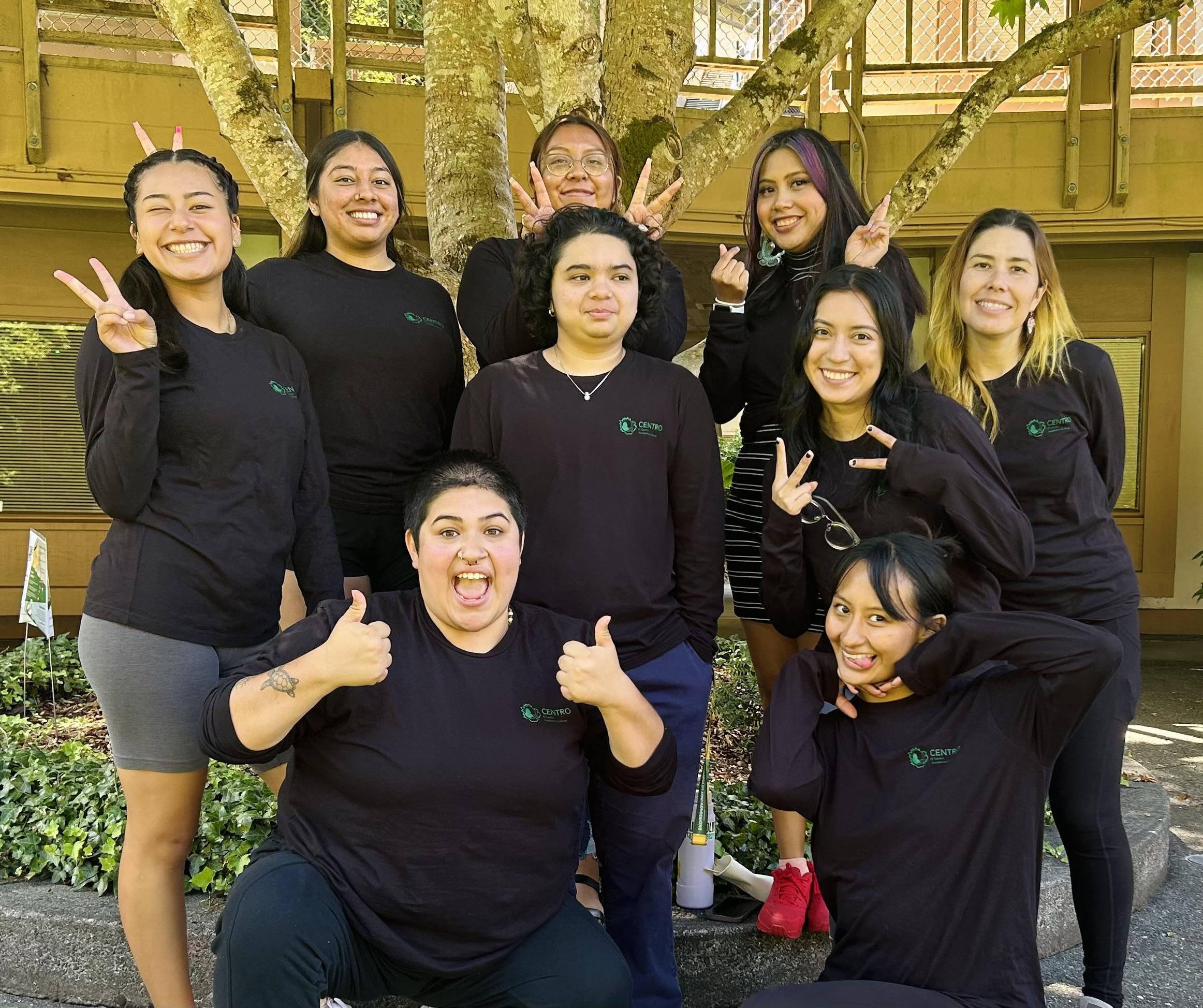 Image of el centro staff making funny faces. 
